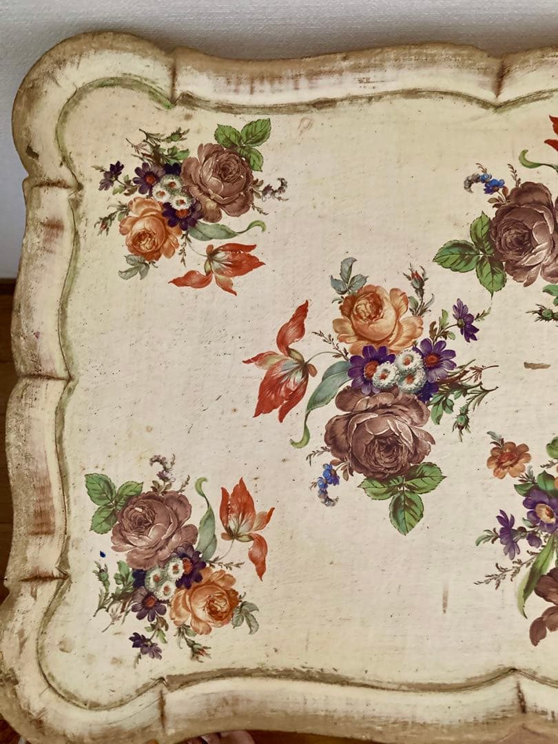 ITALYヴィンテージflorentineフローレンタイン家具ネストテーブル難有