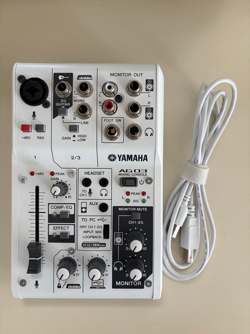 YAMAHA AG03 ＋ audio-technica AT2020 セット