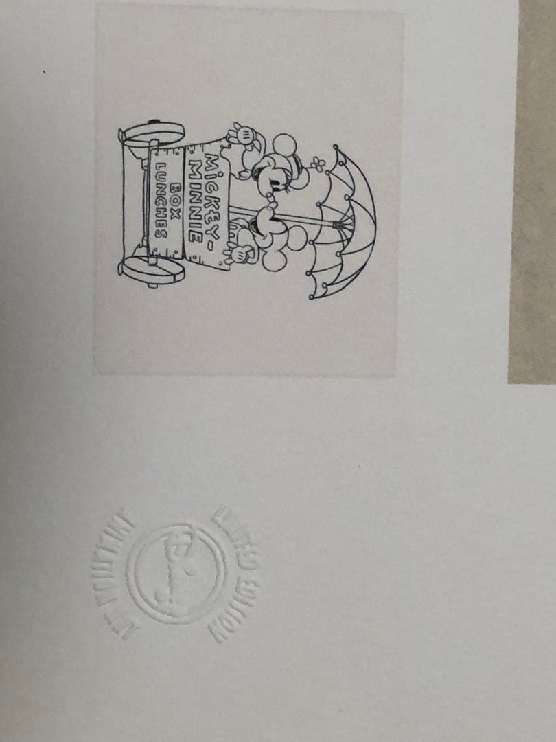 ディズニーMickey & Minnie 500枚限定版シルクスクリーン
