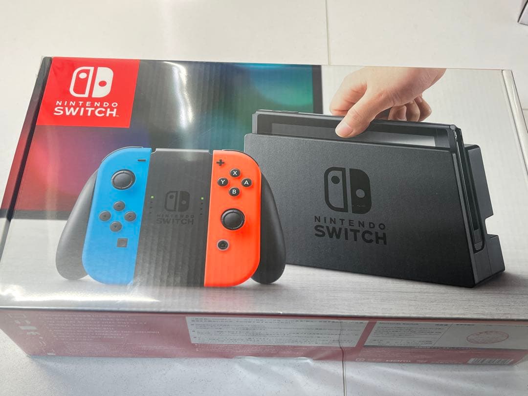 現状品 Nintendo Switch ネオンブルー ネオンレッド