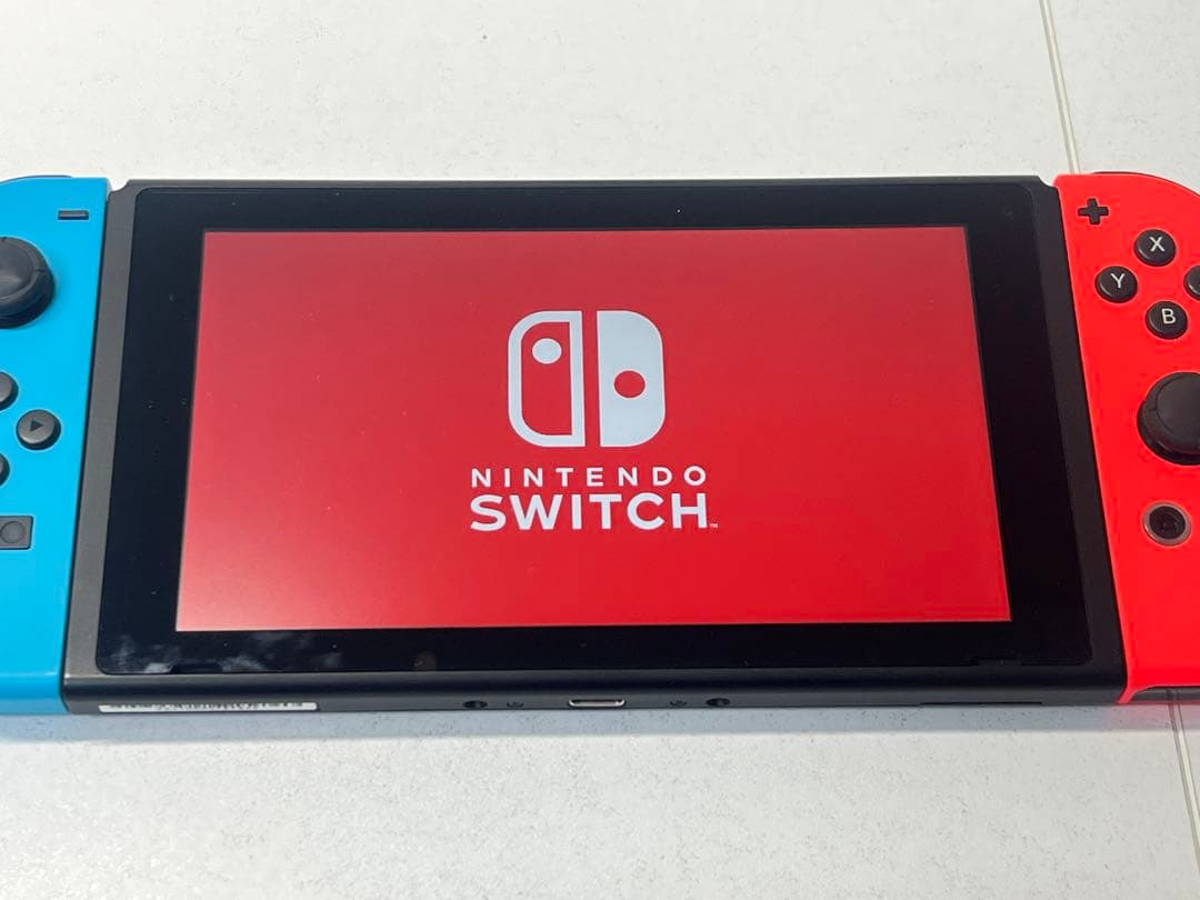 現状品 Nintendo Switch ネオンブルー ネオンレッド