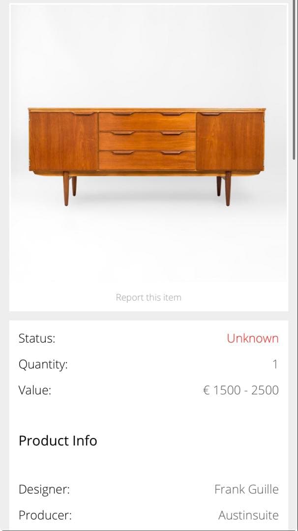 Austinsuiteサイドボード　ミッドセンチュリー