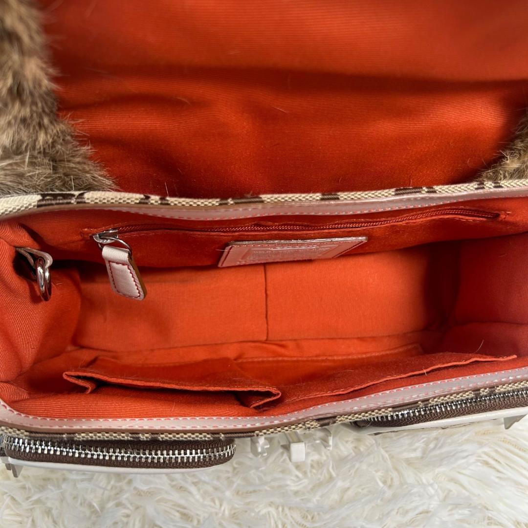 希少✨ COACH コーチ ソーホー ファー ワンショルダーバッグ キャンバス