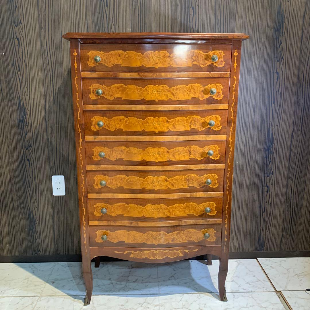 イタリア　アンティーク　象嵌