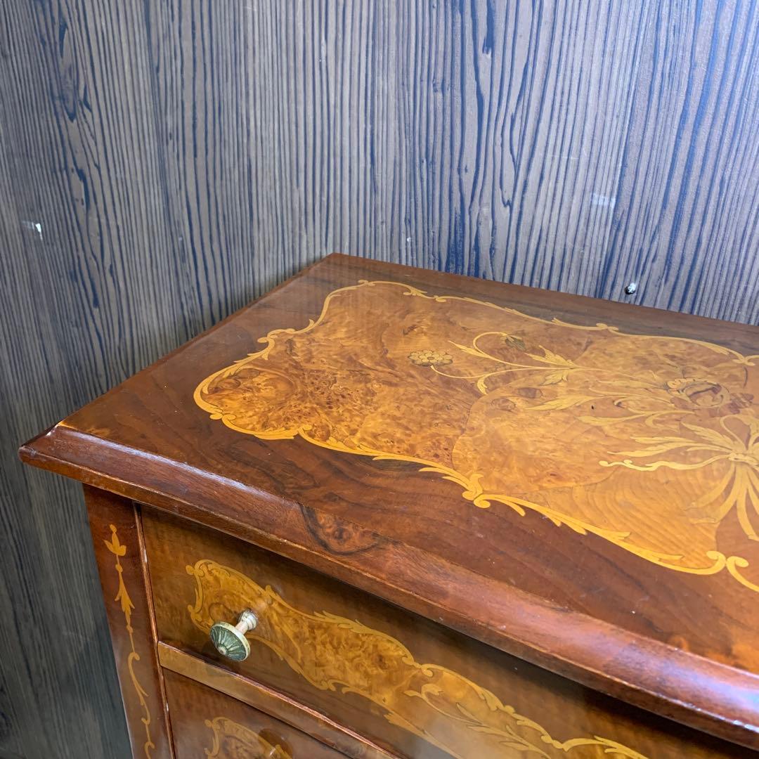 イタリア　アンティーク　象嵌