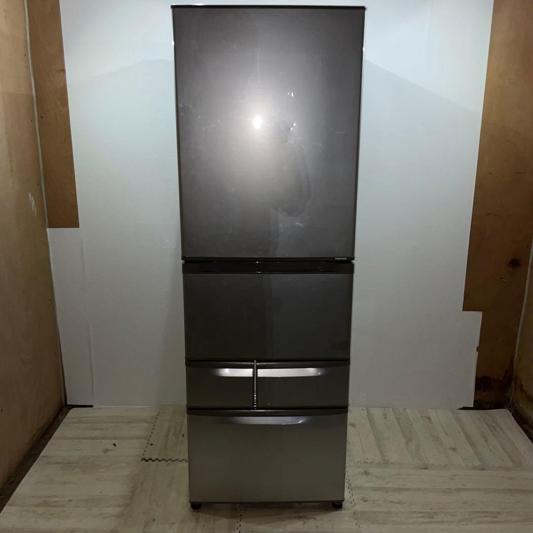 298 配送設置無料 TOSHIBA 5ドア冷蔵庫 427L 新生活
