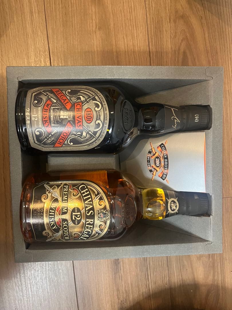 Chivas Regal 12年 　復刻版　200周年アニバーサリー2本パック