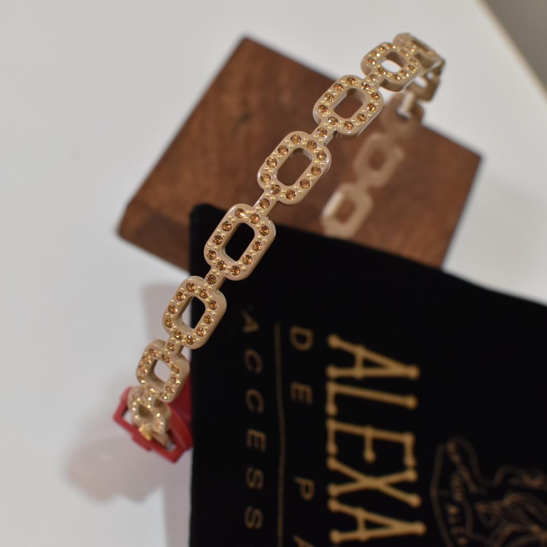 ▢■ALEXANDRE DE PARIS■▢ アレクサンド　カチューシャ　スワロ