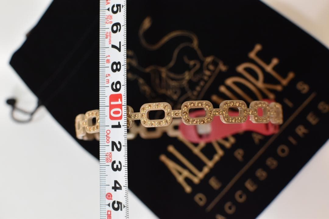 ▢■ALEXANDRE DE PARIS■▢ アレクサンド　カチューシャ　スワロ