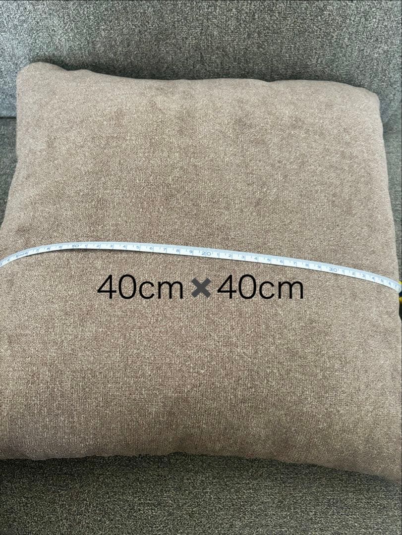 大特価!!グレー L字型ソファ 4個クッション付き