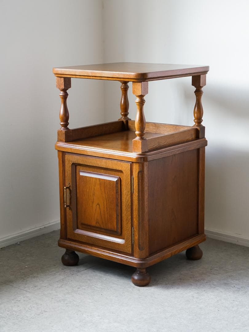 70-80's \"日家工芸\" コンソール キャビネット デスク レトロモダン