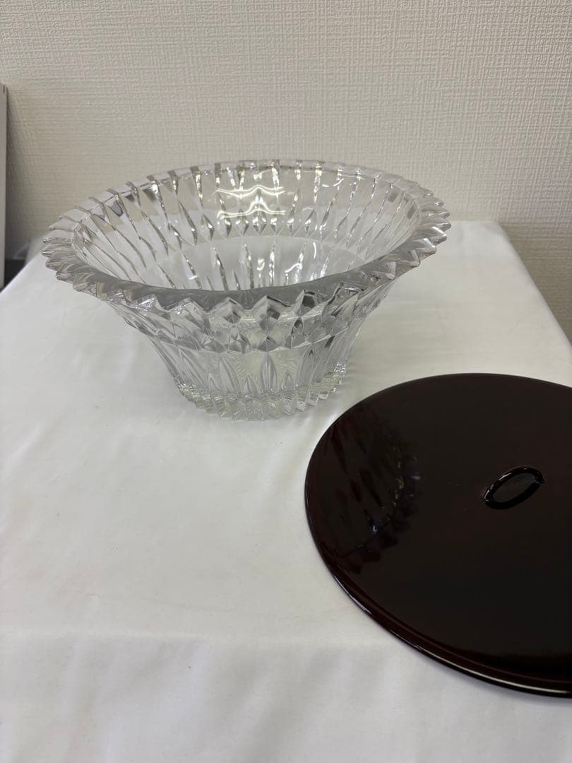 義山　ガラス　水指