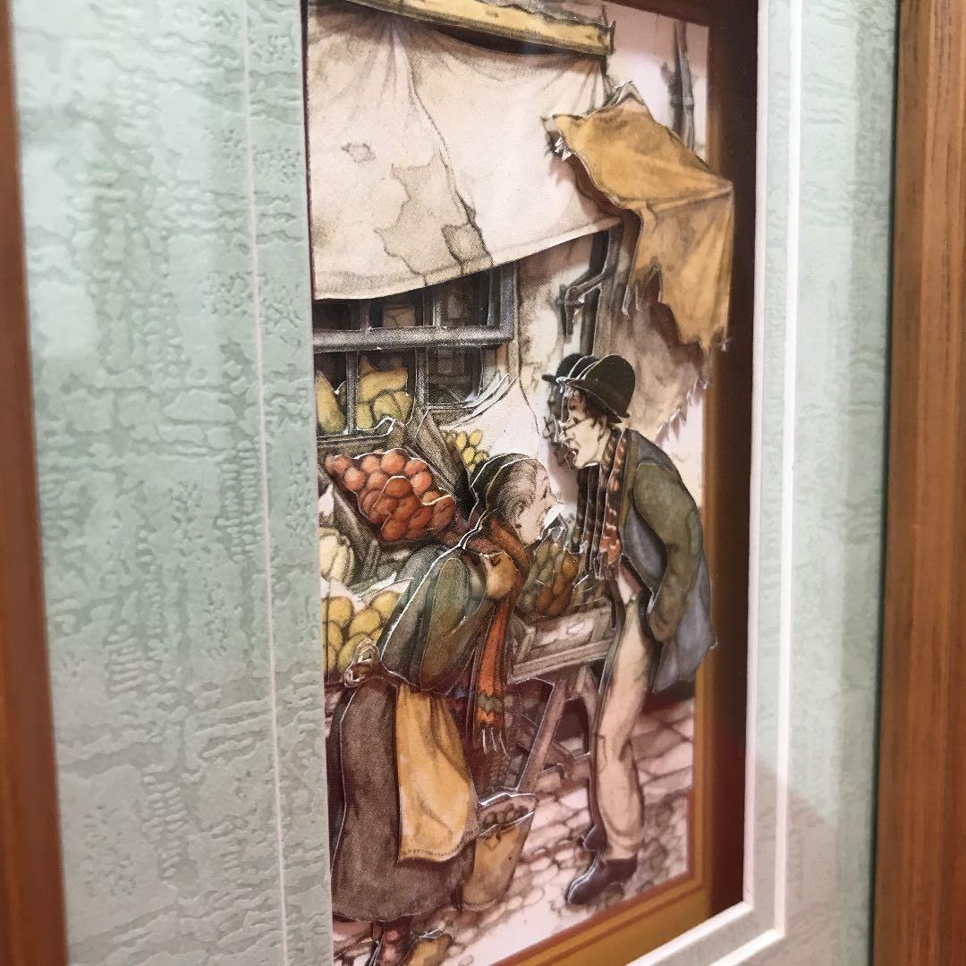 デコパージュ壁絵