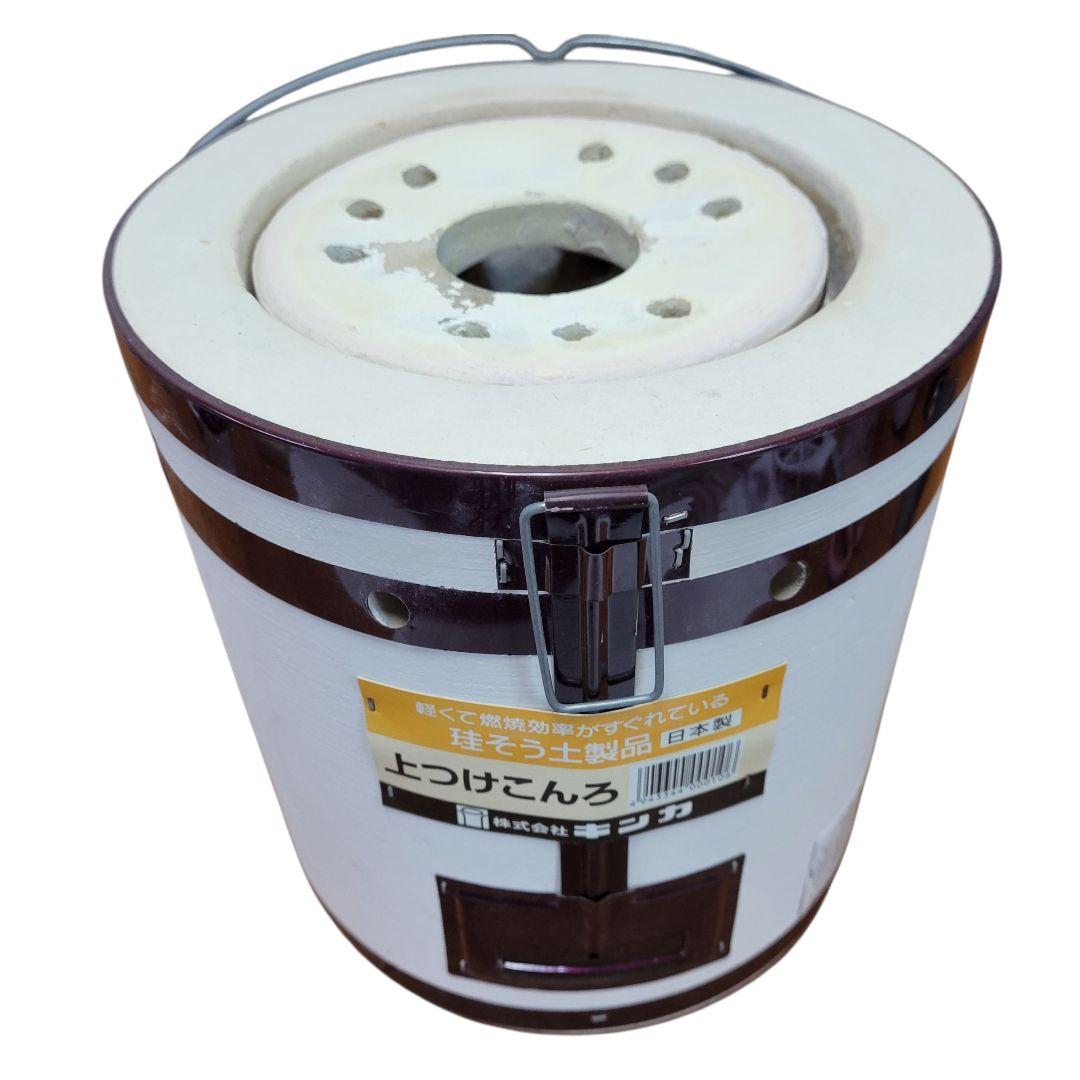 【新品未使用】キンカ 昭和レトロ アンティーク 練炭火鉢 レンタン火鉢