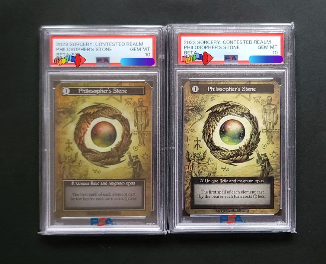 Sorcery tcg Philosopher's Stone PSA10セット
