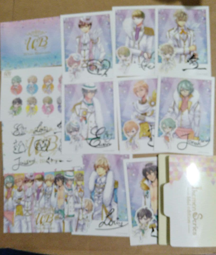 AGF2016 イケメンシリーズ　アイドル　缶バッジ　ポストカード　FC会員証