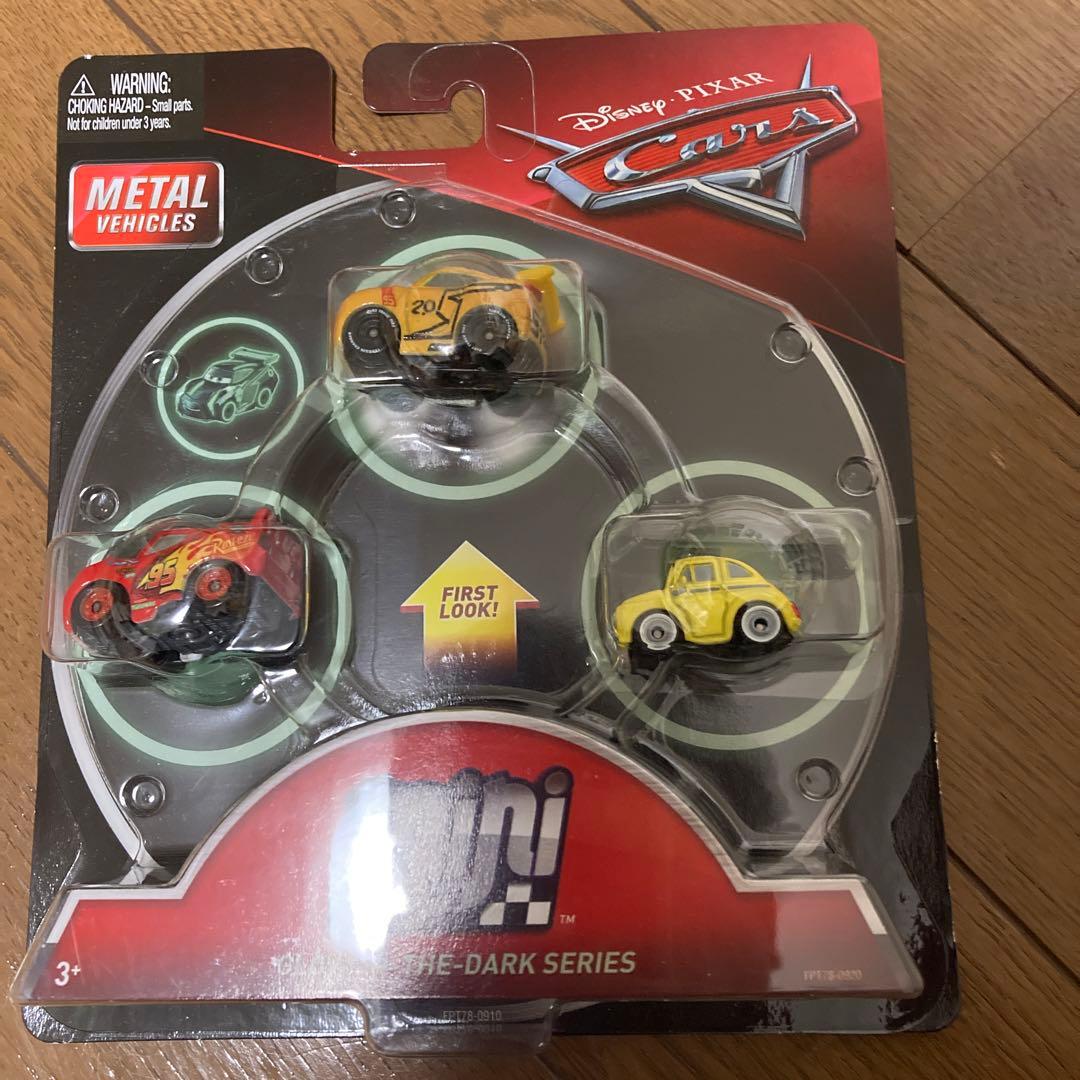 カーズ　ミニミニカーズ ミニレーサーズ　マテル 蓄光モデル2種6台