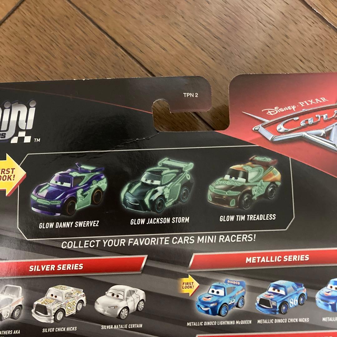 カーズ　ミニミニカーズ ミニレーサーズ　マテル 蓄光モデル2種6台