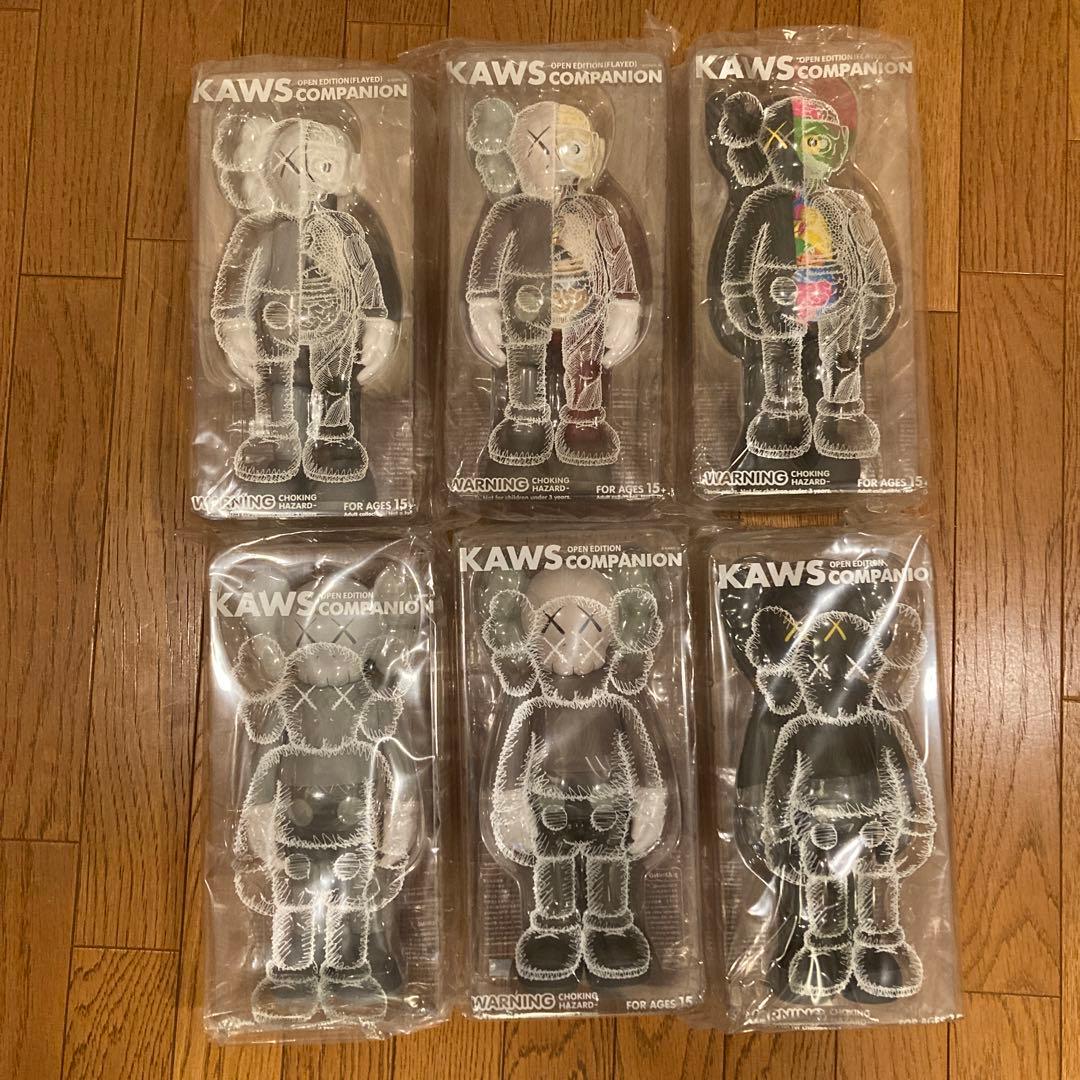KAWS COMPANION flayed 人体模型6体セット 新品未開封品