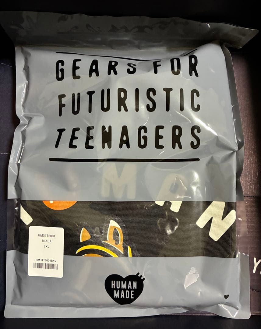 HUMANMADE 半袖T ウマ　黒　2XLサイズ