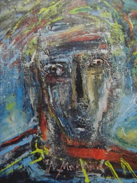 馬越陽子、【不死鳥にいざなわれて】、希少な額装用画集より