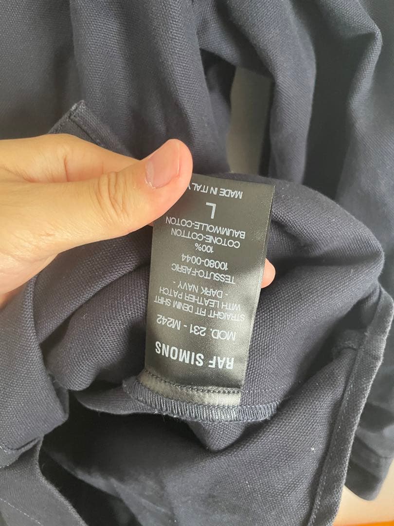 ジャケット・アウター Raf Simons Straight Fit Denim Overshirt