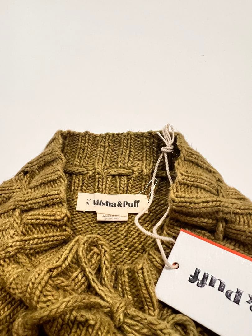 misha&puff 3Y ruffle cardigan popcorn 2点