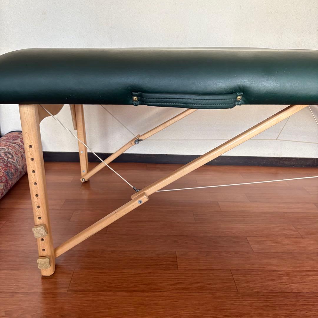 EARTHLIFTE 折りたたみベッド グリーン　マッサージ　アースライト