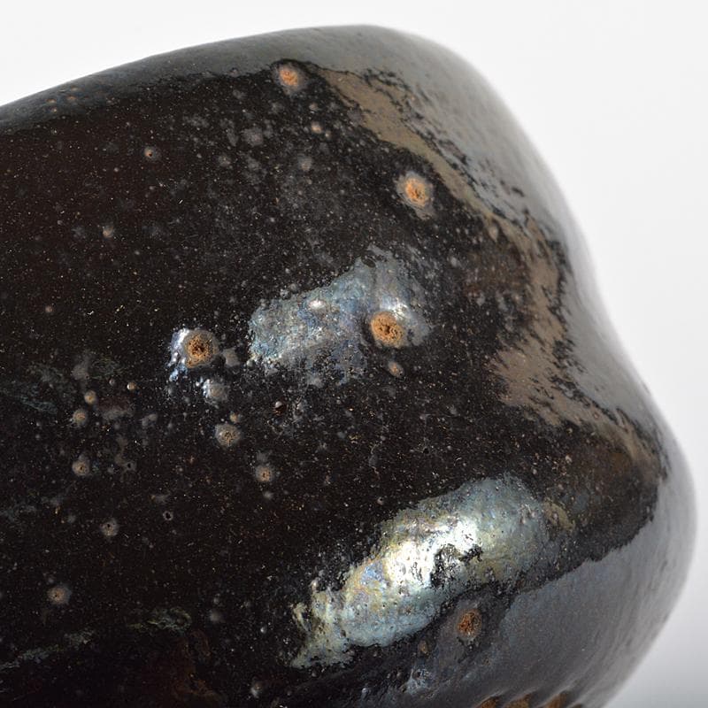 茶道具　楽吉左衛門　黒楽茶碗　2点まとめて　M　R6340