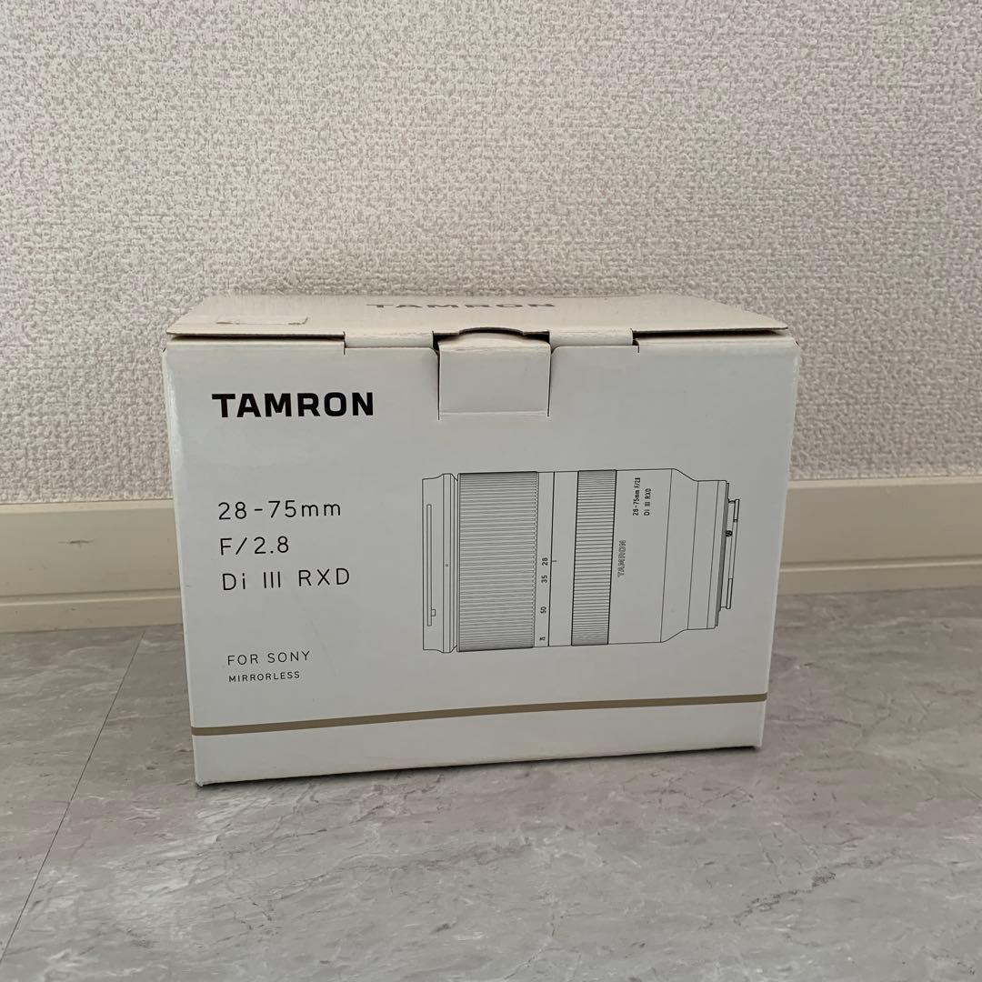 TAMRON 28-75mm F/2.8 Di III RXD フィルター付き