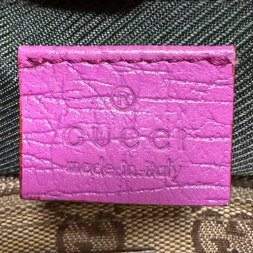 GUCCI アクセサリーポーチ　シェリーライン　GG