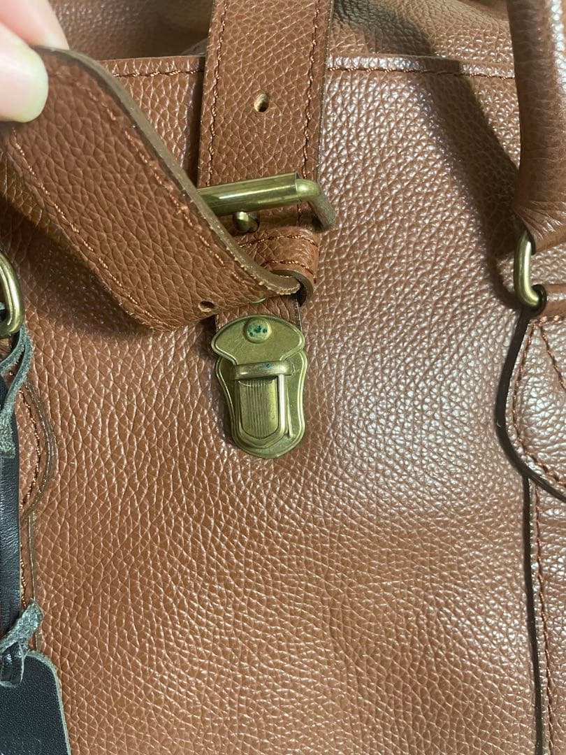 希少　森田鞄 2way 斜めがけ可 肩かけ可 ボストンバッグ ショルダー付き