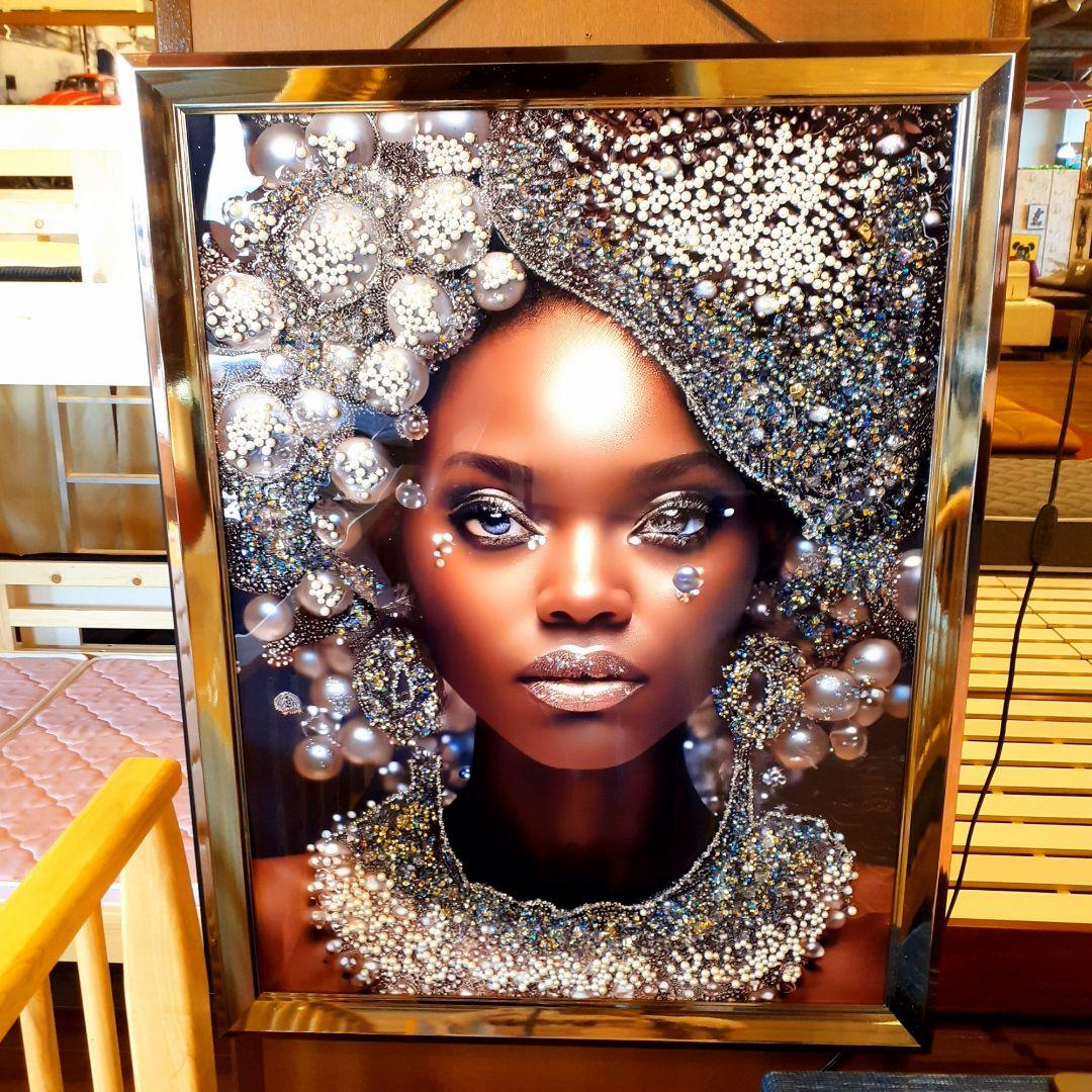 輸入雑貨　クリスタル　天然石　真珠アート　シルバー　宝石アート　パール