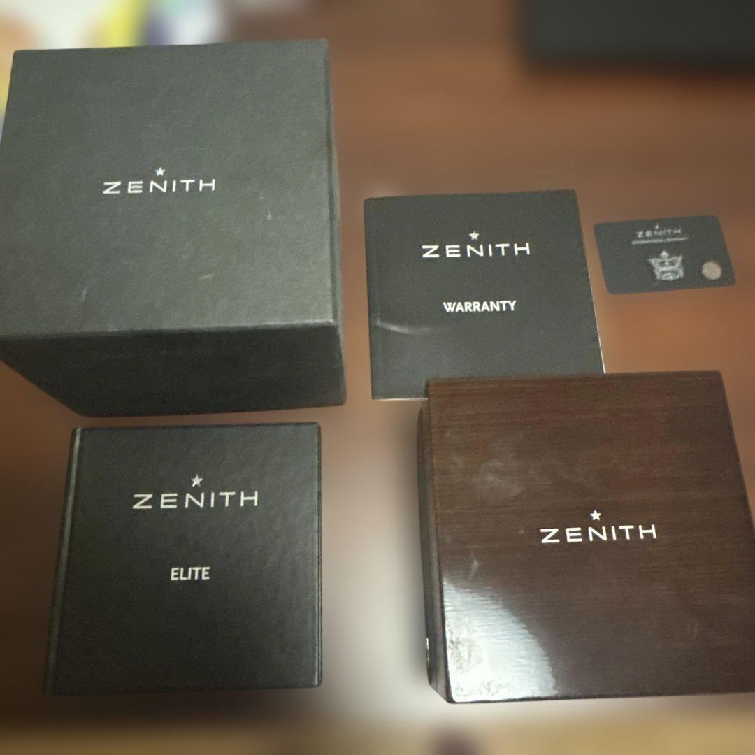 ZENITH ゼニス　ヘリテージ　エリート　ウルトラシン　シルバー