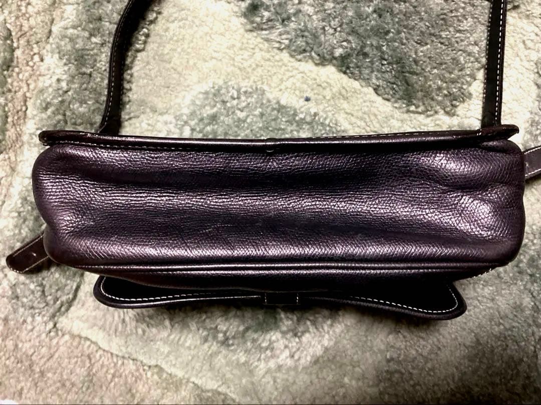 【再値下げ】 美品 LOEWE ロエベ アナグラム ショルダー レザー