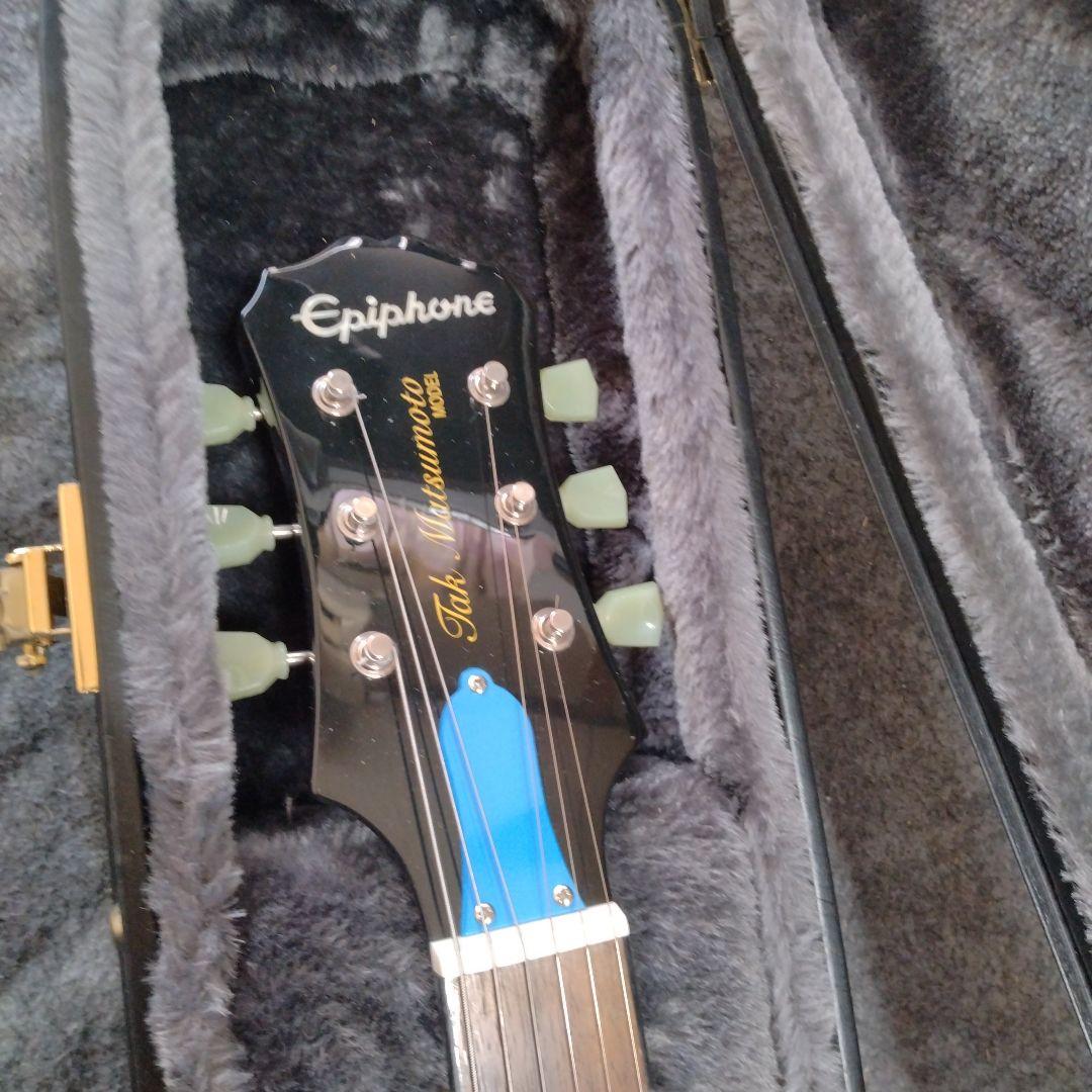 美品Epiphone / Tak Matsumoto DC Aqua Blue