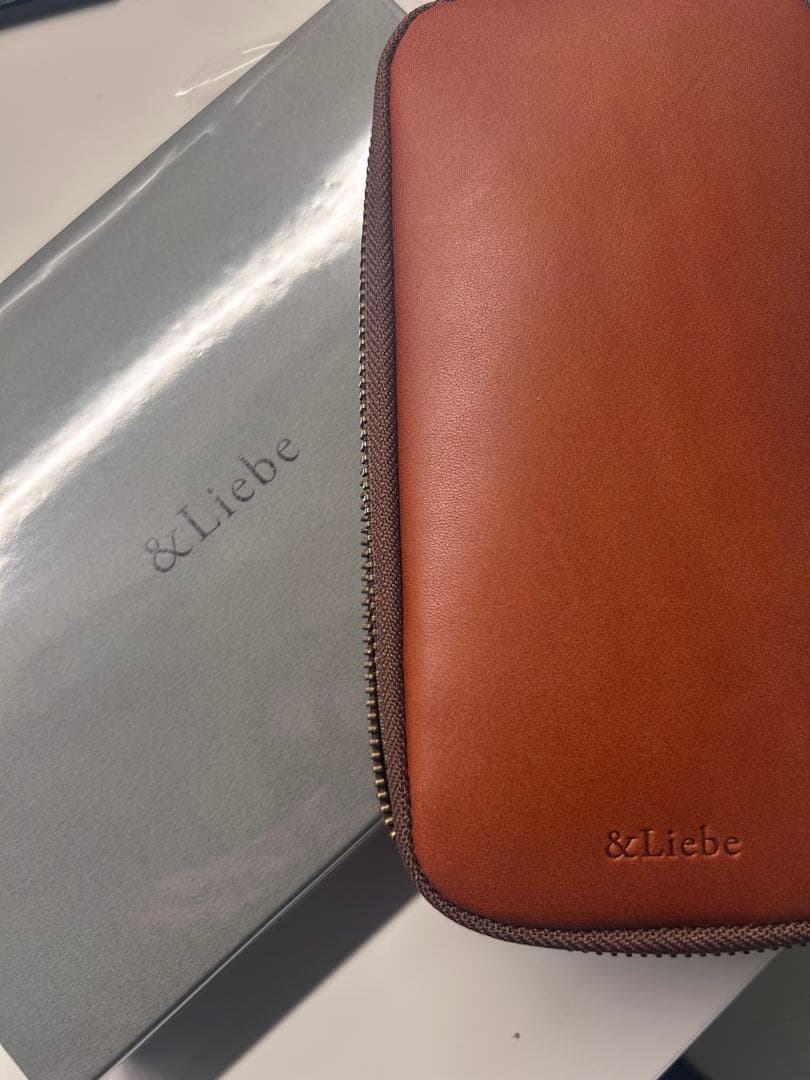 アンドリーベ　&Liebe ラウンドジップペンケース