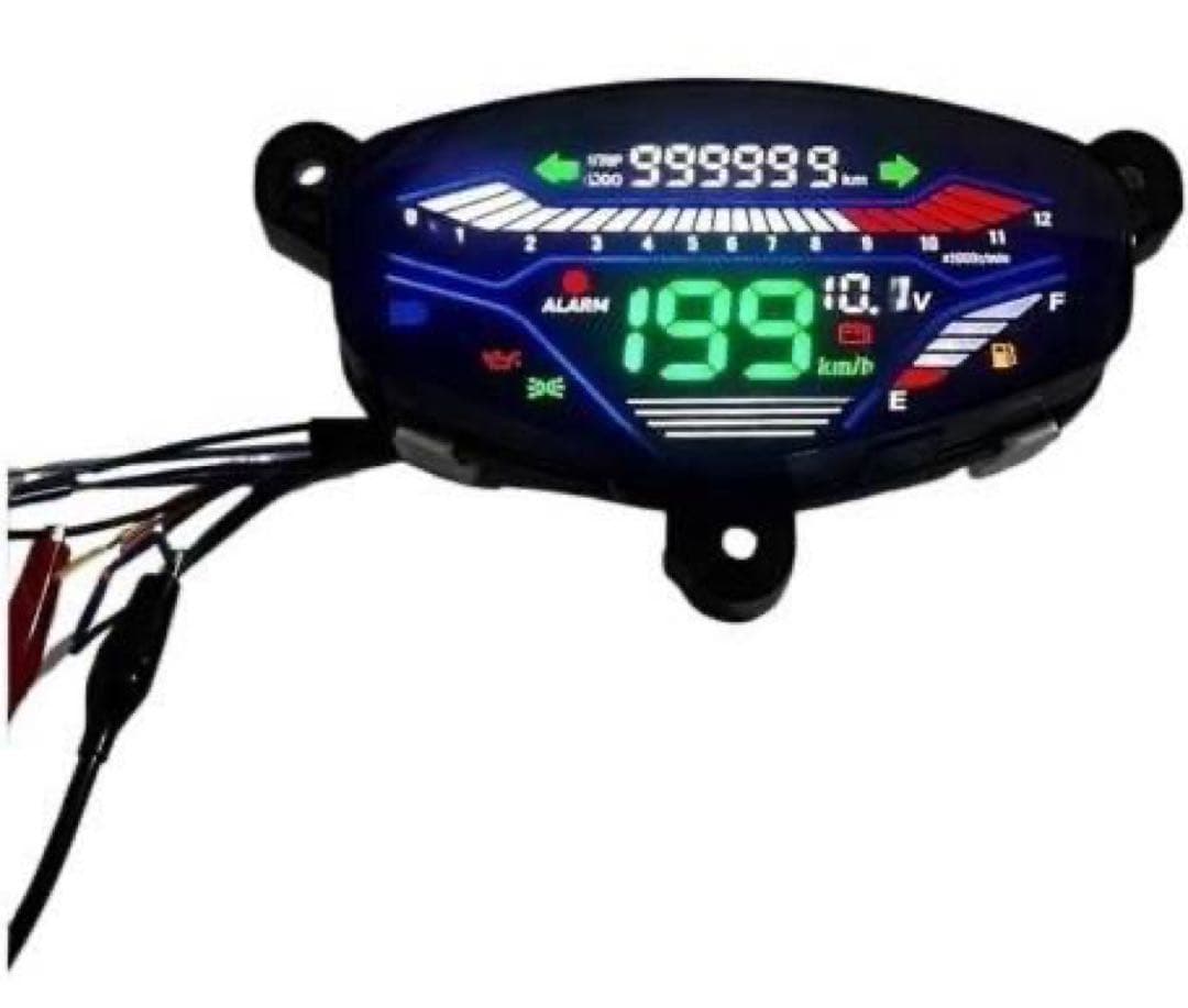 アドレスV125 デジタルメーター