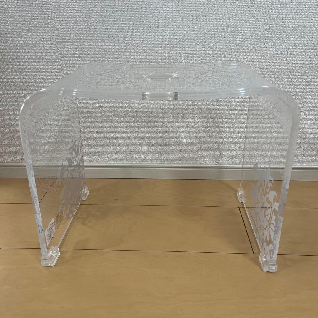 お得◎新品未使用　アクリル　高級 バスチェア　センコー　サミーラ　L クリア