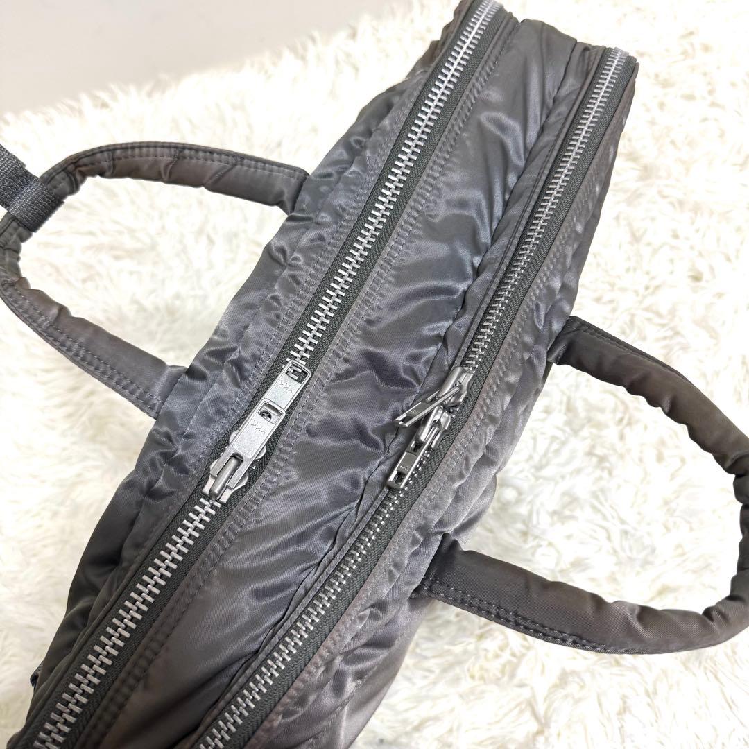 PORTER タンカー 2way ビジネスバッグ リュック　大容量　グレー