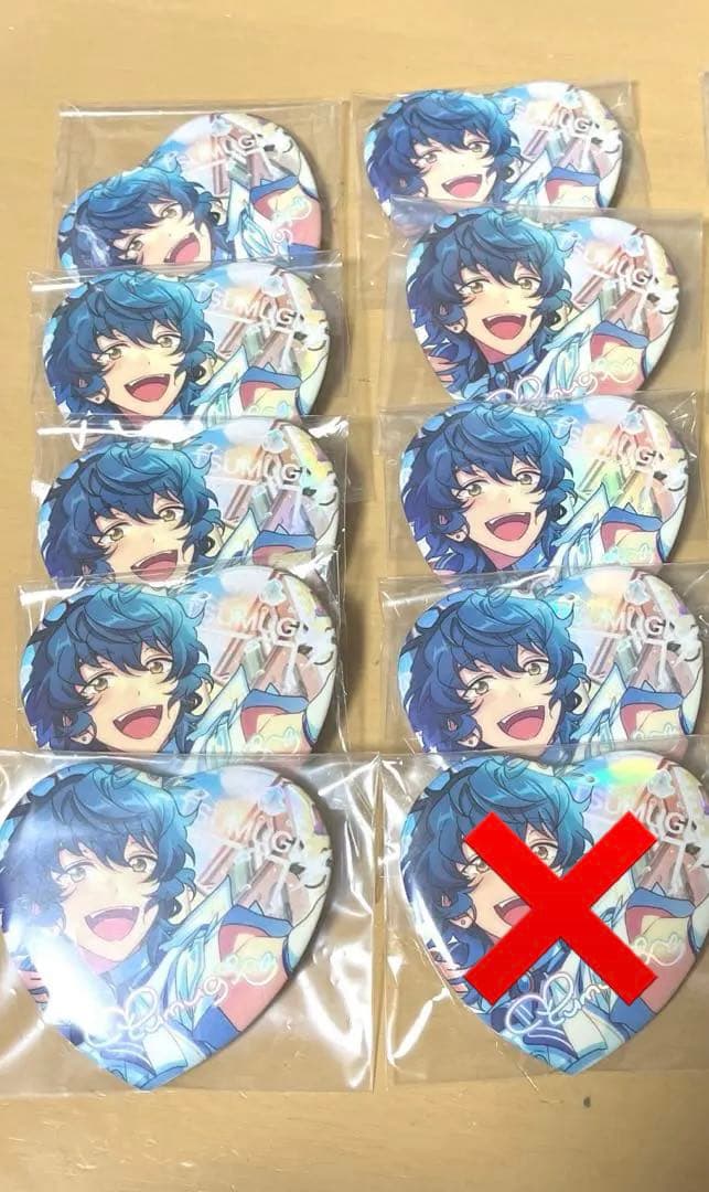 あんスタ 青葉つむぎ 願望缶 ホログラムハート缶 ゴンドラ 中国缶 9点