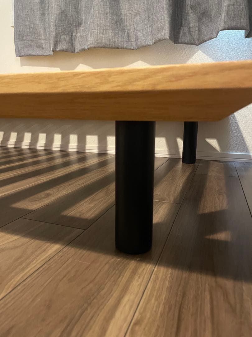 無印良品 木製 シングル ベッドフレーム ヘッドボード付　オーク　MUJI