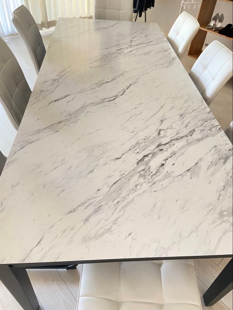 年末まで掲載⭐️テーブルとイスセット　8人掛け　オフィスにも！