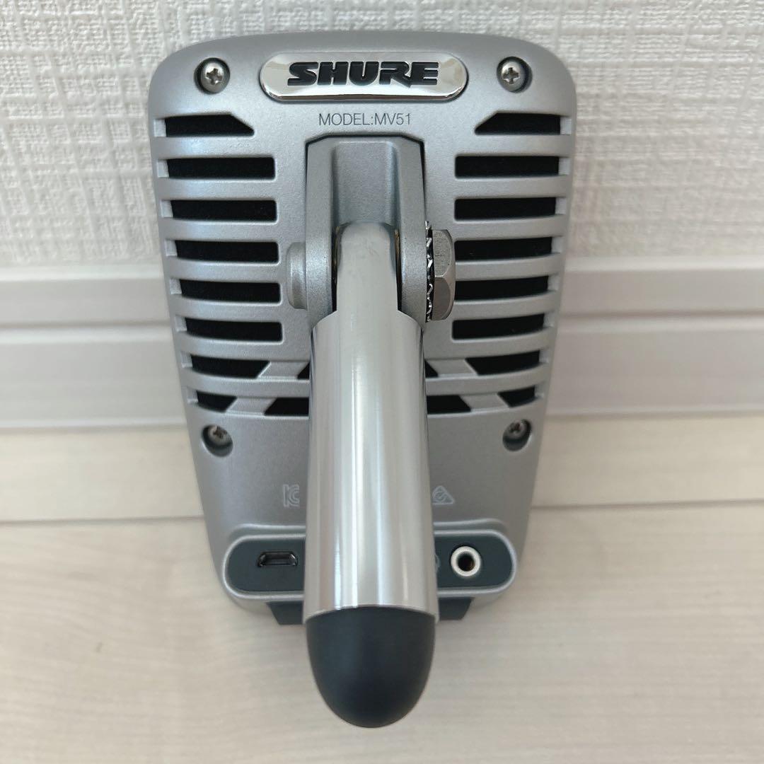 【極美品】 Shure mv51 コンデンサーマイク