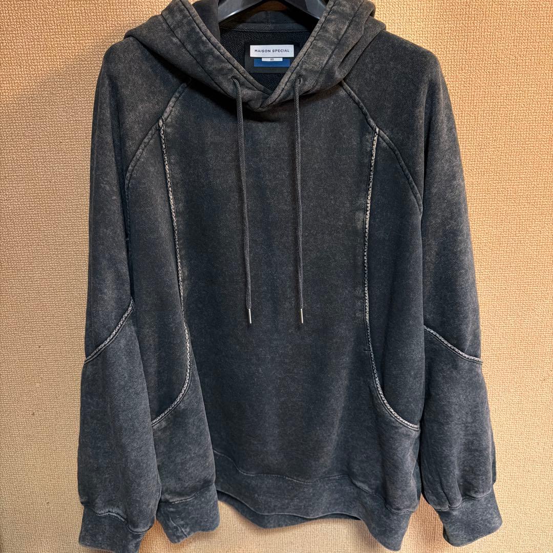 MAISON SPECIAL カシミアコットンプルオーバー スエットSサイズ