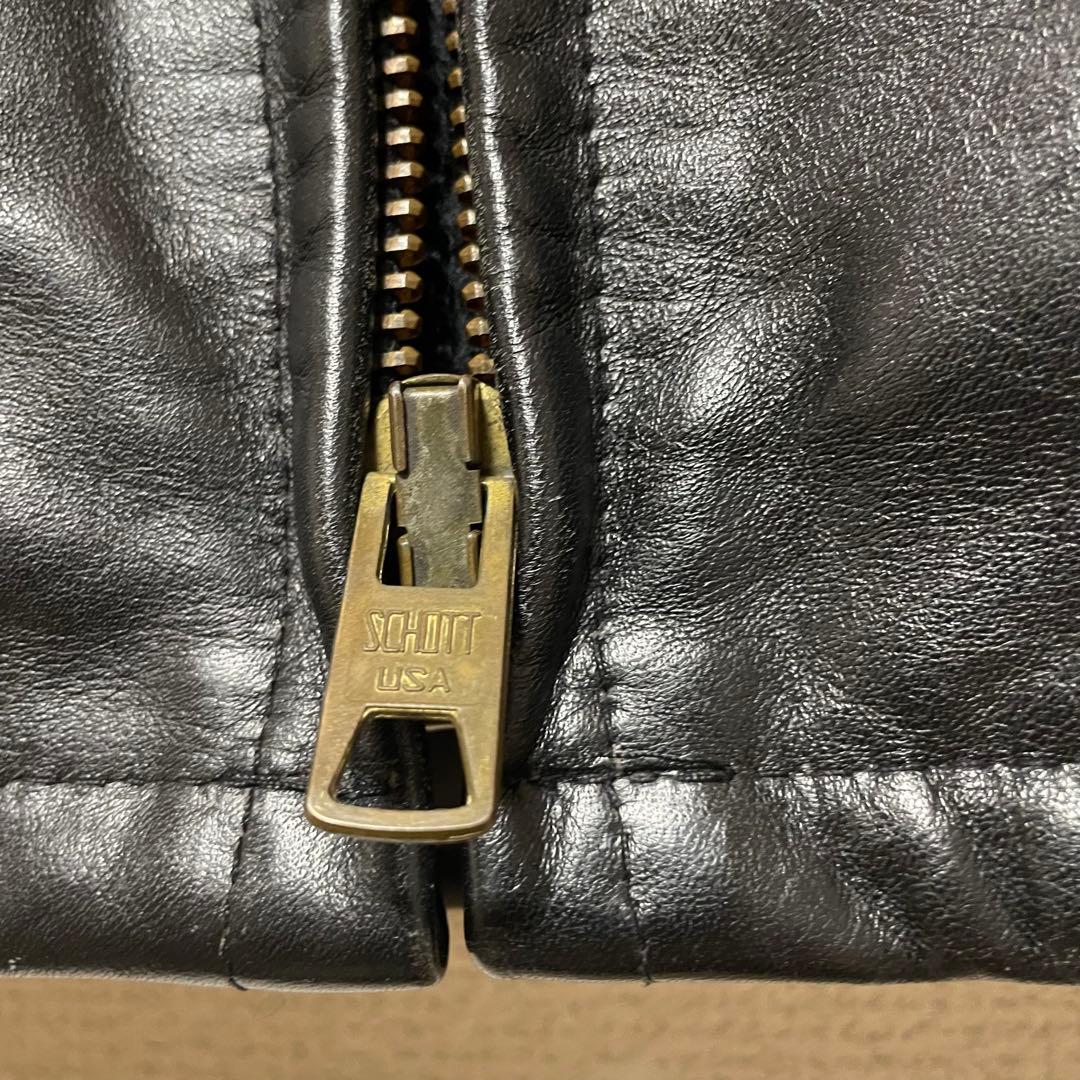 USA製 SCHOTT ショット AT101 シングルライダース サイズ34