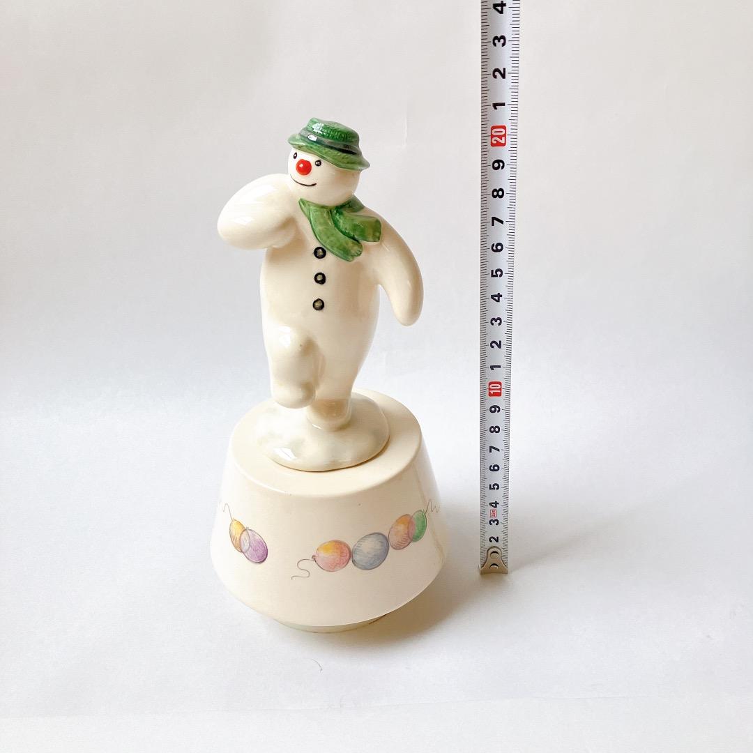 希少☘️レア☘️ロイヤルドルトン　スノーマン　オルゴール　アンティーク