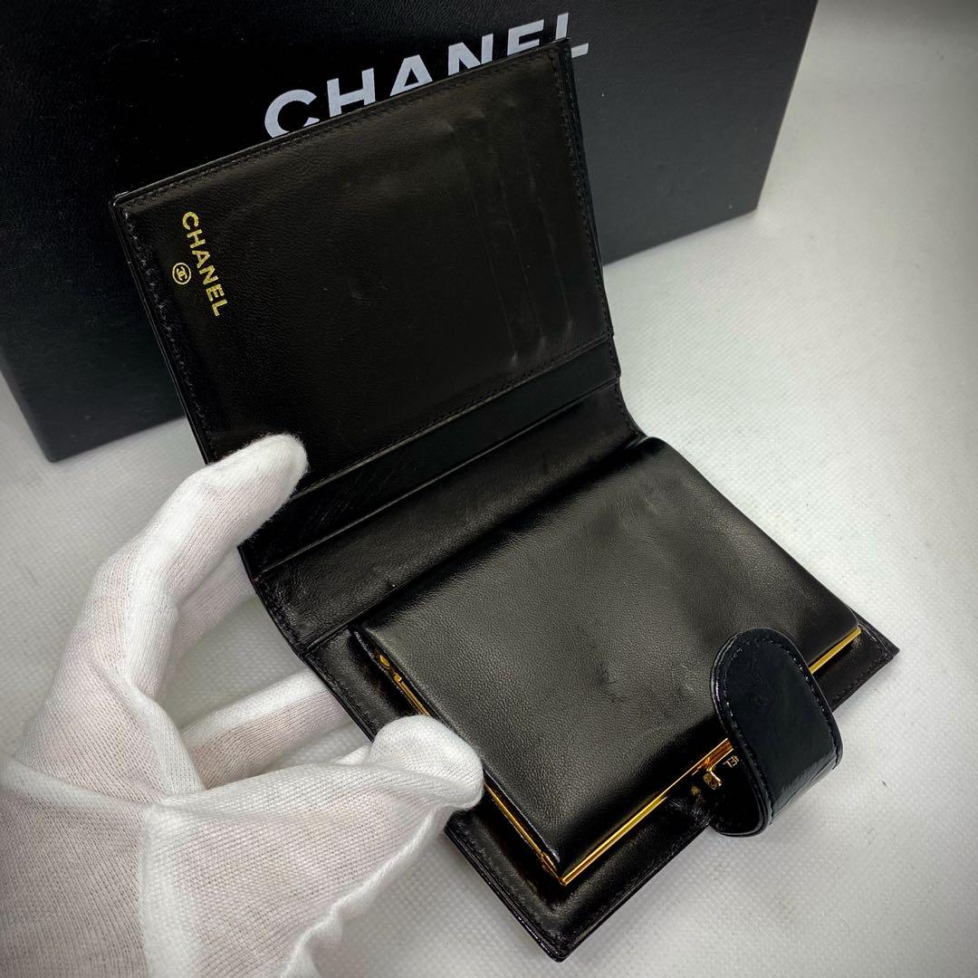 ❤️人気CHANEL❤️定価の半額以下‼️限界価格‼️CHANEL❤️折財布❤️エナメル