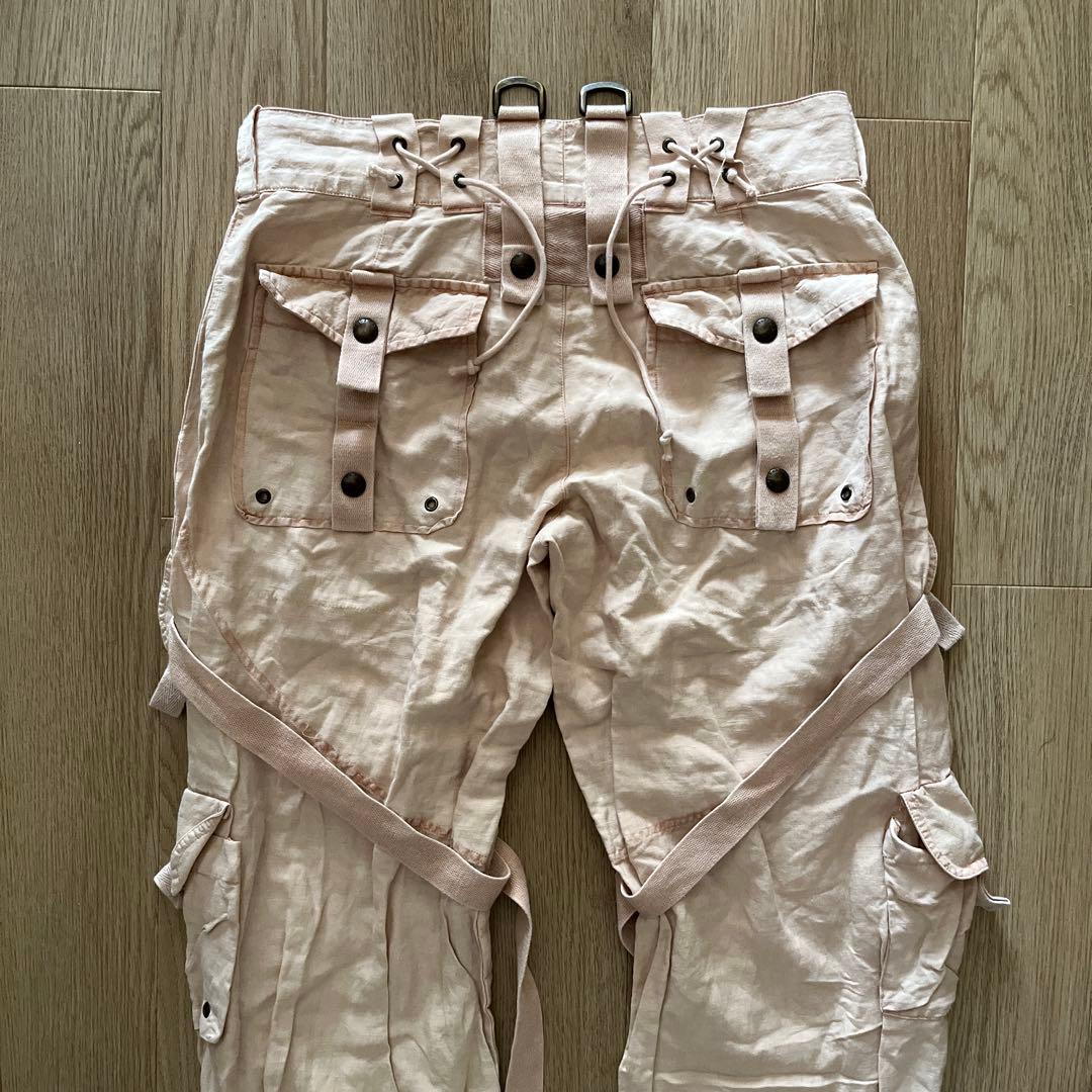 90's Ralph Lauren リネン パラシュートパンツ