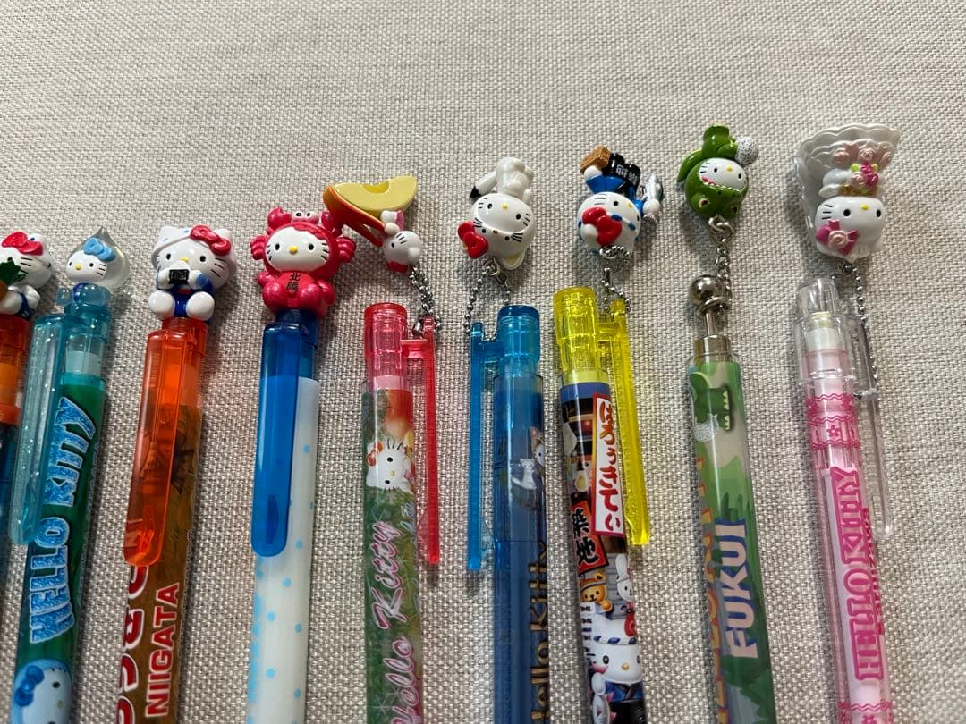 ご当地キティ　ボールペン　シャーペン　平成レトロ　81本